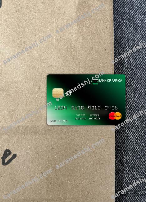 Burundi Africa bank mastercard photolook front